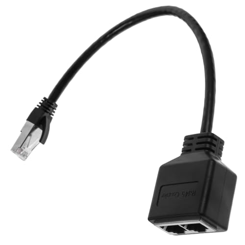 HIAKDOFT Ethernet Splitter Adapter Kabel Männlich zu Weiblich Kompatibel mit LAN Kabel Robuster LAN Verteiler Einfach zu Verbinden für Mehrere Geräte HIAKDOFT Ethernet Splitter Adapter Kabel Männlich zu Weiblich Kompatibel mit LAN Kabel Robuster LAN Verteiler Einfach zu Verbinden für Mehrere Geräte von HIAKDOFT
