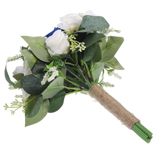 HIAKDOFT Künstlicher Brautstrauß Aus Ewigen Rosen Rustikale Hochzeitsdekoration Blumenarrangement Für Braut Und Tisch Langlebig Und Pflegeleicht Für Hochzeiten Und Fotoshootings HIAKDOFT Künstlicher Brautstrauß Aus Ewigen Rosen Rustikale Hochzeitsdekoration Blumenarrangement Für Braut Und Tisch Langlebig Und Pflegeleicht Für Hochzeiten Und Fotoshootings von HIAKDOFT