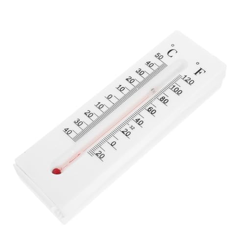 HIAKDOFT Falscher Thermometer Schlüsselversteck aus Robustem Kunststoff Wetterfester Wandmontierter Schlüsselhalter mit Geheimem Fach für Draußen Unauffälliger Aufbewahrungskasten für von HIAKDOFT