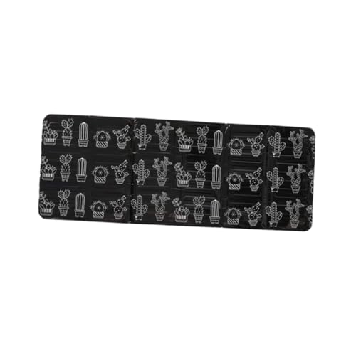 HIAKDOFT Faltbarer Aluminium Spritzschutz Herd Oil Splatter Baffle Guard Hitzebeständig Küchen Zubehör Cactus Design für Gaskocher und Pfannen Schutz vor Fettspritzern von HIAKDOFT