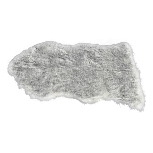 HIAKDOFT Flauschiger Fischförmiger Teppich für Schlafzimmer Hochflor Kunstfell Teppich Bereichs und Dekorationsmatte Für Wohnzimmer und Fensterbrett von HIAKDOFT