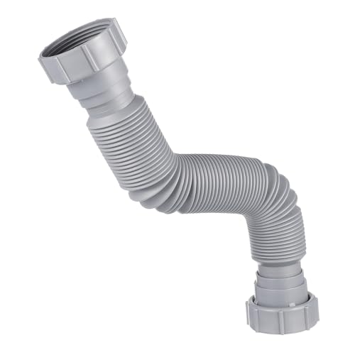 HIAKDOFT Flexibles Abflussrohr für Küchenspüle Dehnbares Hochwertiges Rohr für Einfache Installation und Anpassung an Verschiedene Formen für Küchen und Badezimmeranwendungen von HIAKDOFT