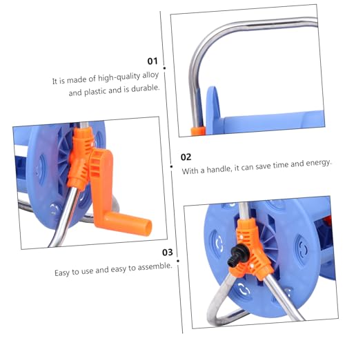 HIAKDOFT Gartenschlauch Aufroller Schlauchtrommel mit Drehbarem Schlauchhalter Robuster Wasserschlauchhalter aus Hochwertiger für Einfache Handhabung und Langanhaltende Nutzung HIAKDOFT Gartenschlauch Aufroller Schlauchtrommel mit Drehbarem Schlauchhalter Robuster Wasserschlauchhalter aus Hochwertiger für Einfache Handhabung und Langanhaltende Nutzung von HIAKDOFT