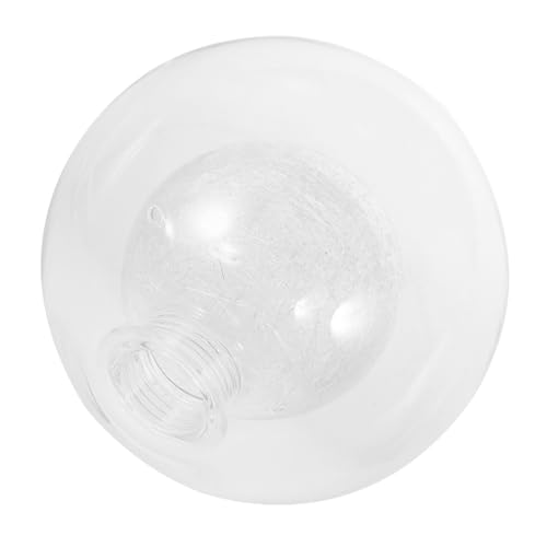 HIAKDOFT Glaskugel Lampenschirm Klar Ømm Fassung Ersatzglas Lampenabdeckung Modern Einfach zu Reinigen für Deckenleuchte Pendelleuchte Wohnzimmer Schlafzimmer von HIAKDOFT