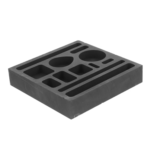 HIAKDOFT Graphit Gießform Fach Mulden für Metallgießen Langlebige Barrenform aus Robustem Graphit Effizient für Silber Vielseitig für Schmuckherstellung und Metallverarbeitung HIAKDOFT Graphit Gießform Fach Mulden für Metallgießen Langlebige Barrenform aus Robustem Graphit Effizient für Silber Vielseitig für Schmuckherstellung und Metallverarbeitung von HIAKDOFT