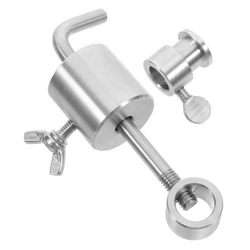 HIAKDOFT Grillspieß Balancegewicht Drehspieß Stopper Rotisserie Grillzubehör Verstellbar für Gasgrill BBQ Outdoor Camping von HIAKDOFT