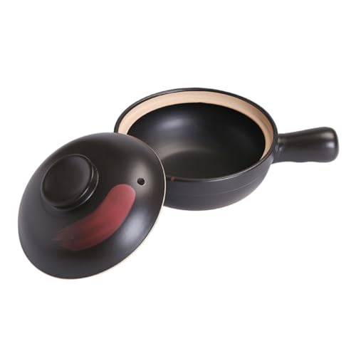 HIAKDOFT Großer Keramischer Topf mit Einseitigem Griff Hitzebeständig und Gleichmäßig Erhitzend Multifunktionaler Suppentopf für Gasherde für Gesundes Kochen zu Hause und Kleine Portionen HIAKDOFT Großer Keramischer Topf mit Einseitigem Griff Hitzebeständig und Gleichmäßig Erhitzend Multifunktionaler Suppentopf für Gasherde für Gesundes Kochen zu Hause und Kleine Portionen von HIAKDOFT