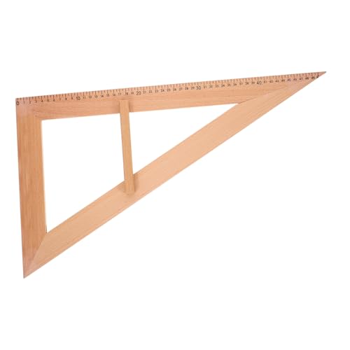 HIAKDOFT Großes Holz Dreiecklineal Lehrmittel für Lehrer Messgerät Unterrichtszeichenwerkzeug für Effektive Demonstration von Problembehandlung im Klassenzimmer HIAKDOFT Großes Holz Dreiecklineal Lehrmittel für Lehrer Messgerät Unterrichtszeichenwerkzeug für Effektive Demonstration von Problembehandlung im Klassenzimmer von HIAKDOFT