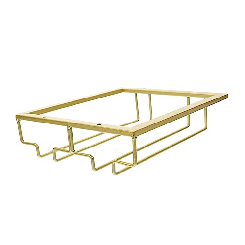 HIAKDOFT Hängendes Weinglasregal aus Kreativer Weinglas Halter für Küche und Bar Platzsparend und Staubgeschützt Fächer von HIAKDOFT