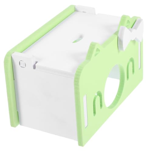 HIAKDOFT Hamster Versteckhaus aus Großes Kleintier Häuschen mit Kletter Nagefunktion Gemütliches Schlafhaus für Hamster Meerschweinchen Igel und Kleine Nager Farbiges Versteck für HIAKDOFT Hamster Versteckhaus aus Großes Kleintier Häuschen mit Kletter Nagefunktion Gemütliches Schlafhaus für Hamster Meerschweinchen Igel und Kleine Nager Farbiges Versteck für von HIAKDOFT