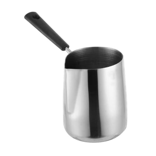 HIAKDOFT Handlicher Milchaufschäumer aus Edelstahl mit Ergonomischem Griff Langlebig Leicht zu Reinigen mit Geschwungenem Ausguss für Präzises Latte Art Gießen für Kaffee HIAKDOFT Handlicher Milchaufschäumer aus Edelstahl mit Ergonomischem Griff Langlebig Leicht zu Reinigen mit Geschwungenem Ausguss für Präzises Latte Art Gießen für Kaffee von HIAKDOFT