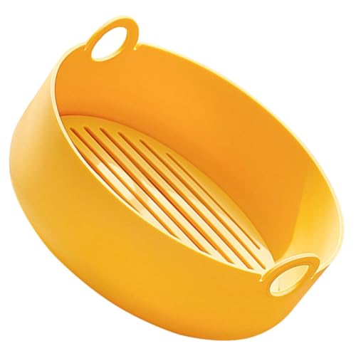 HIAKDOFT Hitzebeständige Silikon Backform für Heißluftfritteuse Wiederverwendbarer Airfryer Korb Antihaftbeschichtet Leicht zu Reinigen Geeignet für Gemüse Fleisch und Desserts HIAKDOFT Hitzebeständige Silikon Backform für Heißluftfritteuse Wiederverwendbarer Airfryer Korb Antihaftbeschichtet Leicht zu Reinigen Geeignet für Gemüse Fleisch und Desserts von HIAKDOFT