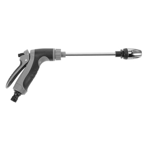 HIAKDOFT Hochdruck Waschpistole aus Langlebiger Legierung mit Ergonomischem Griff Einstellbarem Wasserdurchfluss Vielseitig für Auto und Gartenreinigung Kompatibel mit Gartenschläuchen von HIAKDOFT