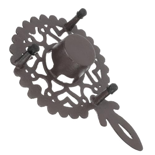 HIAKDOFT Hochwertiger Gusseisen Teewärmer Teelicht Stövchen Teekannenwärmer Vintage Design Kompakt Tragbar Robust für Zuhause und von HIAKDOFT
