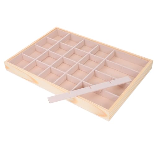 HIAKDOFT Holz Schmuck Organizer Stapelbarer Schmucktray mit Fächern für Ringe Armbänder und Ohrringe für Verkaufsstände und Online Präsentationen HIAKDOFT Holz Schmuck Organizer Stapelbarer Schmucktray mit Fächern für Ringe Armbänder und Ohrringe für Verkaufsstände und Online Präsentationen von HIAKDOFT