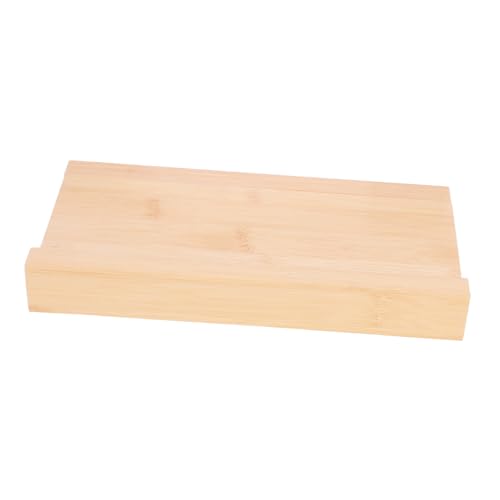 HIAKDOFT Holz Wandregal mit Haken Multifunktionales Schwebendes Wandboard Stabiles Haushalts Regalbrett für Küche Bad Schlafzimmer Dekoratives Aufbewahrungs und Deko Wandboard von HIAKDOFT