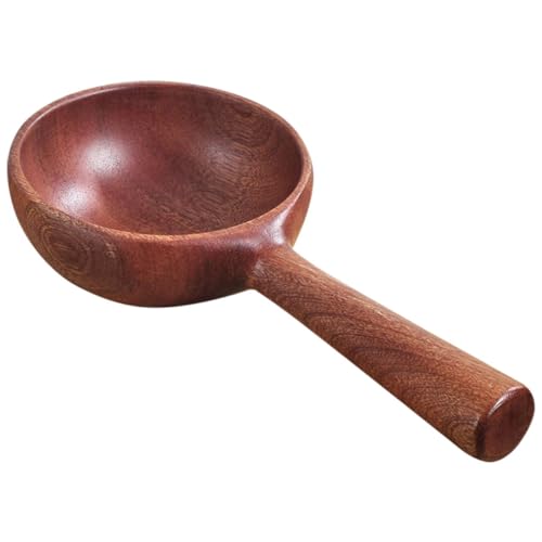 HIAKDOFT Holzkelle mit Ergonomischem Griff Leichter Multifunktionaler Wasserschöpfer für Sauna Garten und Haushalt Robustes Formstabiles Design Vielseitig Einsetzbar für Wasser und von HIAKDOFT