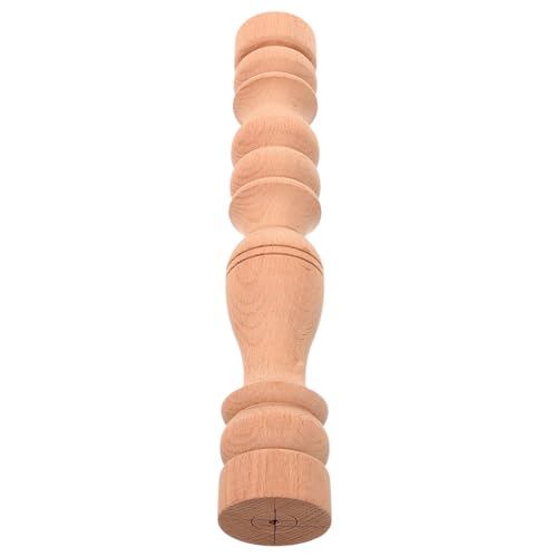 HIAKDOFT Holzsäule Aus Massivholz Geschnitztes Säulenholz Für Schränke Und Möbel Holzpfosten Für Dekoration Und Unterstützung Klassisches Römisch-säulenförmiges Design Für Schuhschränke Und von HIAKDOFT