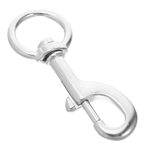 HIAKDOFT Karabinerhaken mit Drehgelenk Robuster Verschließbarer Snap Hook für Hundeleine und Halsband Vielseitiger Pet Leash Connector Sicherer Outdoor Clip für Tiere HIAKDOFT Karabinerhaken mit Drehgelenk Robuster Verschließbarer Snap Hook für Hundeleine und Halsband Vielseitiger Pet Leash Connector Sicherer Outdoor Clip für Tiere von HIAKDOFT