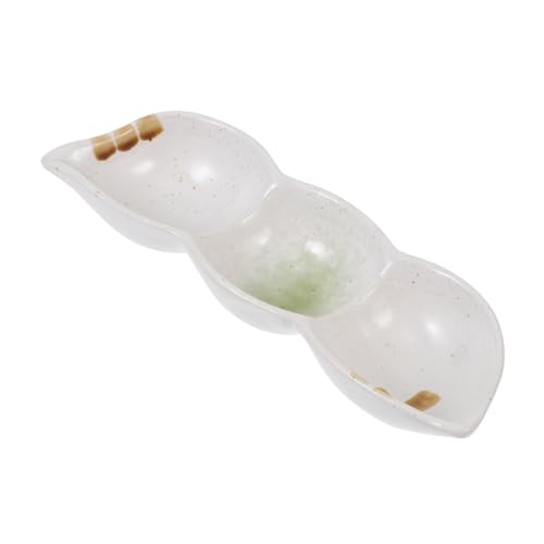 HIAKDOFT Keramik Dipschale mit Fächern Multifunktionales Gewürzschälchen für Öl Essig Senf Stilvolle Haushaltsplatte in Vintage als Dekorative Snackschale für Dinnerpartys HIAKDOFT Keramik Dipschale mit Fächern Multifunktionales Gewürzschälchen für Öl Essig Senf Stilvolle Haushaltsplatte in Vintage als Dekorative Snackschale für Dinnerpartys von HIAKDOFT