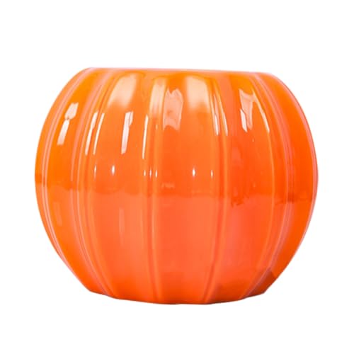 HIAKDOFT Keramik Kürbisvase Orange Festliche Tischdekoration Kreativer Blumentopf Für Sukkulenten Und Blumen Wohnzimmer Herbst Thanksgiving Dekor HIAKDOFT Keramik Kürbisvase Orange Festliche Tischdekoration Kreativer Blumentopf Für Sukkulenten Und Blumen Wohnzimmer Herbst Thanksgiving Dekor von HIAKDOFT