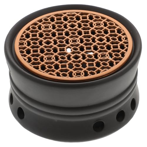 HIAKDOFT Keramik Teewärmer Stövchen mit Kerzenhalter Teekannen Heizgerät Langlebig Leicht Tragbar Geeignet für Zuhause und Teezubehör Zufällige Farbe Zufällige Farbe von HIAKDOFT