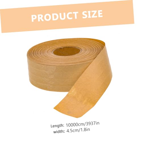 HIAKDOFT Klebeband aus Kraftpapier Selbstklebendes Verpackungsband Hohe Klebkraft Reißfest Beschreibbar Umweltfreundlich Temperaturbeständig zum Kartonversiegeln und Basteln HIAKDOFT Klebeband aus Kraftpapier Selbstklebendes Verpackungsband Hohe Klebkraft Reißfest Beschreibbar Umweltfreundlich Temperaturbeständig zum Kartonversiegeln und Basteln von HIAKDOFT