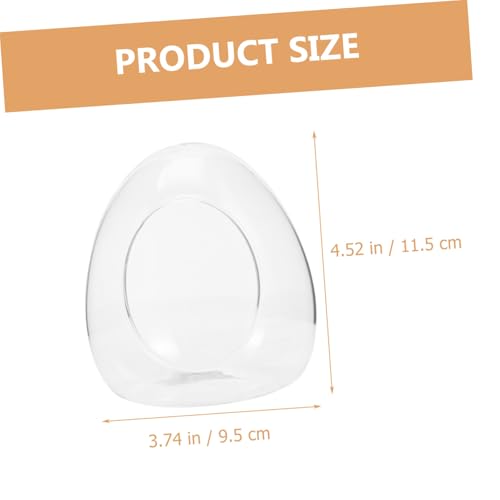 HIAKDOFT Kleine Ökologische DIY moosflasche aus Hochwertigem Glas Eiförmiger Pflanzbehälter für Zimmerdekoration Praktisch und Langlebig als Propagationsstation und Tischornament HIAKDOFT Kleine Ökologische DIY moosflasche aus Hochwertigem Glas Eiförmiger Pflanzbehälter für Zimmerdekoration Praktisch und Langlebig als Propagationsstation und Tischornament von HIAKDOFT