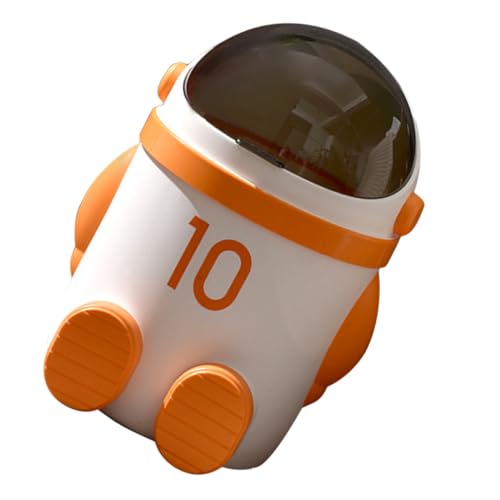 HIAKDOFT Kleiner Mülleimer mit Deckel Cartoon Spaceman Design aus Robustem Kunststoff für Bad Küche Büro Kinderzimmer Bunter Abfallbehälter Praktischer Abfalleimer für Zuhause und Büro HIAKDOFT Kleiner Mülleimer mit Deckel Cartoon Spaceman Design aus Robustem Kunststoff für Bad Küche Büro Kinderzimmer Bunter Abfallbehälter Praktischer Abfalleimer für Zuhause und Büro von HIAKDOFT