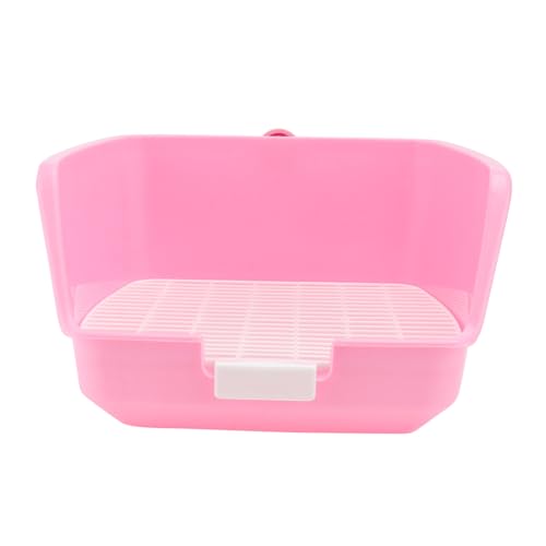 HIAKDOFT Kleines Kaninchen Toilettenbecken aus Robustem mit Hohem Zaun Rutschfestem Boden und Abnehmbarem für Kaninchen Meerschweinchen und Chinchillas Leicht zu Reinigen und Hygienisch HIAKDOFT Kleines Kaninchen Toilettenbecken aus Robustem mit Hohem Zaun Rutschfestem Boden und Abnehmbarem für Kaninchen Meerschweinchen und Chinchillas Leicht zu Reinigen und Hygienisch von HIAKDOFT
