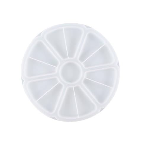 HIAKDOFT Kreative Silikonform für Runde Aufbewahrungsteller Flexible Transparente Gießform Langlebig Glatt und Leicht Entformbar für DIY Deko und Resin Bastelprojekte HIAKDOFT Kreative Silikonform für Runde Aufbewahrungsteller Flexible Transparente Gießform Langlebig Glatt und Leicht Entformbar für DIY Deko und Resin Bastelprojekte von HIAKDOFT
