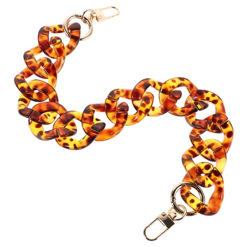 HIAKDOFT Riemen Für Handtaschen Aus Acryl Mit Leopardenmuster Lang Abnehmbar Für Taschenketten Taschendekoration Für Partys Und Alltag HIAKDOFT Riemen Für Handtaschen Aus Acryl Mit Leopardenmuster Lang Abnehmbar Für Taschenketten Taschendekoration Für Partys Und Alltag von HIAKDOFT