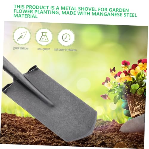 HIAKDOFT Manganstahl Gartenschaufel mit Griff Schmaler für Pflanzen Robustes Gartenwerkzeug zum Graben Ausheben und Umpflanzen Leichtes Werkzeug für Hobbygärtner HIAKDOFT Manganstahl Gartenschaufel mit Griff Schmaler für Pflanzen Robustes Gartenwerkzeug zum Graben Ausheben und Umpflanzen Leichtes Werkzeug für Hobbygärtner von HIAKDOFT