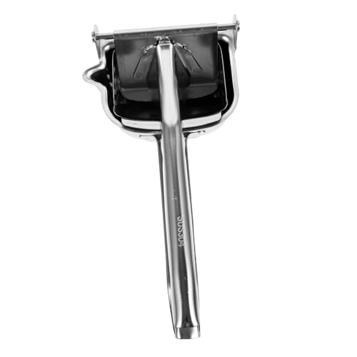 HIAKDOFT Manuelle Saftpresse aus Edelstahl Zitronen Fruchtsqueezer mit Ergonomischem Griff Leicht zu Reinigen Langlebig und Kompakt für Zuhause und Küche Geeignet für Orangen Zitronen von HIAKDOFT