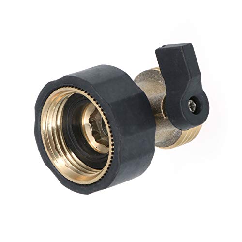 HIAKDOFT Messing Gartenschlauchverbinder mit Absperrventil Innengewinde Komfortabler Griff zur Wasserflusses für Bewässerungssysteme und Sprinkler HIAKDOFT Messing Gartenschlauchverbinder mit Absperrventil Innengewinde Komfortabler Griff zur Wasserflusses für Bewässerungssysteme und Sprinkler von HIAKDOFT