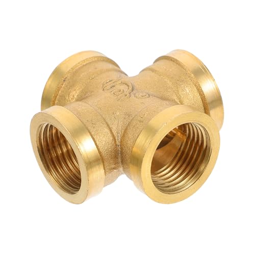 HIAKDOFT Messing Wege Kupplung Innengewinde Wasseranschluss Verteiler Gartenschlauch Verbinder Adapter für Bewässerungssystem von HIAKDOFT
