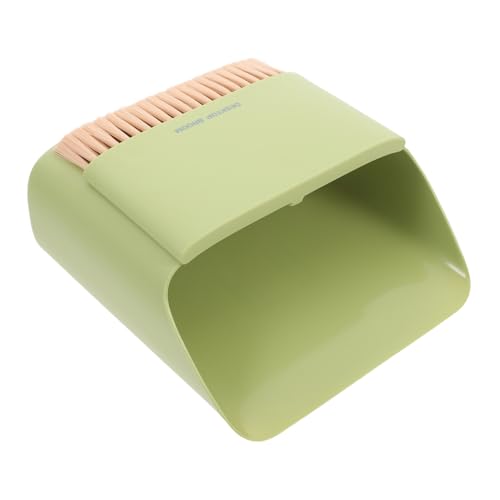 HIAKDOFT Mini Kehrgarnitur Set aus Kunststoff Handlicher Handfeger und Kehrschaufel Bruchfestes Reinigungsset für Büro Zuhause und Auto für Tastaturen Lüftungsschlitze und Kleine Flächen von HIAKDOFT