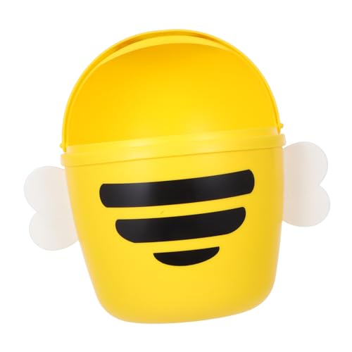 HIAKDOFT Mini Tischmülleimer mit Deckel Cartoon Bienen Design Kleiner Plastik Abfalleimer für Büro Schreibtisch und Wohnzimmer Stabiler Desktop Recyclingbehälter zur Praktischen HIAKDOFT Mini Tischmülleimer mit Deckel Cartoon Bienen Design Kleiner Plastik Abfalleimer für Büro Schreibtisch und Wohnzimmer Stabiler Desktop Recyclingbehälter zur Praktischen von HIAKDOFT