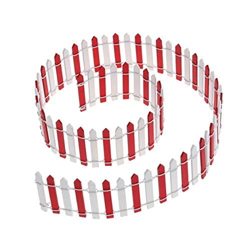 HIAKDOFT Mini Zaun für Märchengärten Farbiger DIY Miniaturzaun Rot und Weiß für Bonsai und Weihnachtsbaum Dekoration Gartenzaun für Kreative HIAKDOFT Mini Zaun für Märchengärten Farbiger DIY Miniaturzaun Rot und Weiß für Bonsai und Weihnachtsbaum Dekoration Gartenzaun für Kreative von HIAKDOFT