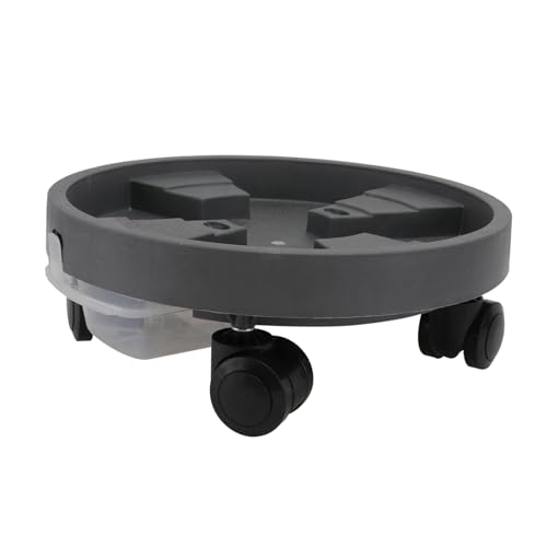 HIAKDOFT Mobiler Pflanzenuntersetzer mit Stahlkugellagern Hitzebeständiger Robuster Bonsai blumentopf transportroller Runde Bodenplatte Ø Grauer Langlebiger Harz wasserauffangbehälter HIAKDOFT Mobiler Pflanzenuntersetzer mit Stahlkugellagern Hitzebeständiger Robuster Bonsai blumentopf transportroller Runde Bodenplatte Ø Grauer Langlebiger Harz wasserauffangbehälter von HIAKDOFT