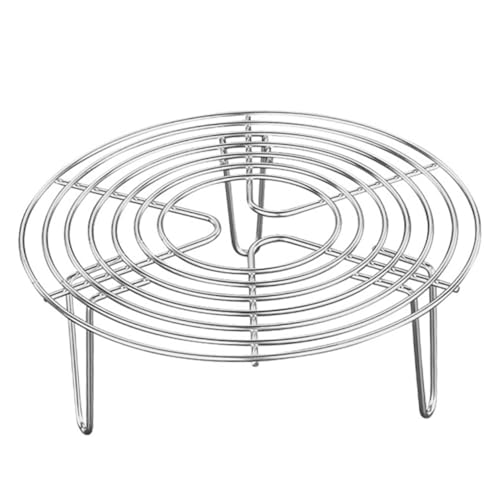 HIAKDOFT Multifunktionaler Runder Dampfgarer Einlegerost aus Langlebigem Hitzebeständig und Verschleißfest zum Dämpfen von Gemüse Brötchen und Knödeln Hoher Standfuß HIAKDOFT Multifunktionaler Runder Dampfgarer Einlegerost aus Langlebigem Hitzebeständig und Verschleißfest zum Dämpfen von Gemüse Brötchen und Knödeln Hoher Standfuß von HIAKDOFT
