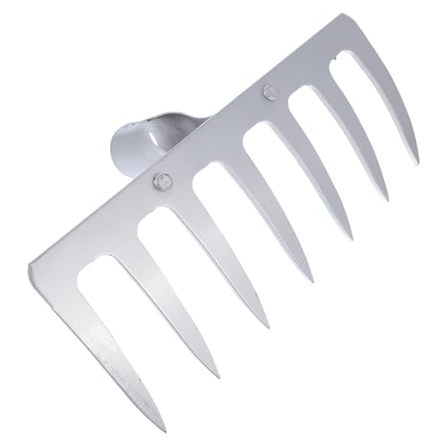 HIAKDOFT Multifunktionaler Stahlrechen ohne Stiel Robuster Gartengeräteaufsatz für Bodenbearbeitung Laub Unkrautentfernung im Außenbereich Zubehör für Gartenliebhaber HIAKDOFT Multifunktionaler Stahlrechen ohne Stiel Robuster Gartengeräteaufsatz für Bodenbearbeitung Laub Unkrautentfernung im Außenbereich Zubehör für Gartenliebhaber von HIAKDOFT