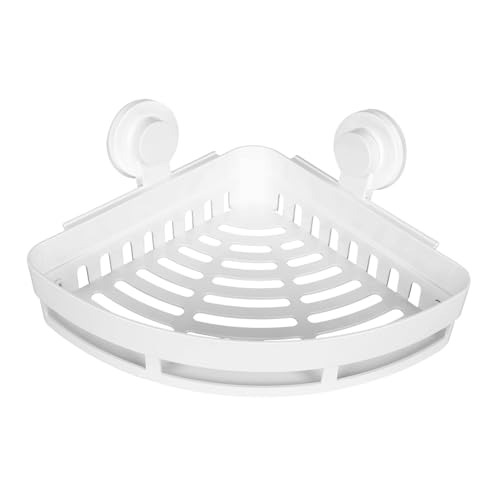HIAKDOFT Multifunktionales Eckregal ohne Bohren aus Stabilem Kunststoff Selbstklebender Badezimmer Organizer zur Aufbewahrung von Kosmetik und Sundries Praktisches Ablagefach für Toilette HIAKDOFT Multifunktionales Eckregal ohne Bohren aus Stabilem Kunststoff Selbstklebender Badezimmer Organizer zur Aufbewahrung von Kosmetik und Sundries Praktisches Ablagefach für Toilette von HIAKDOFT