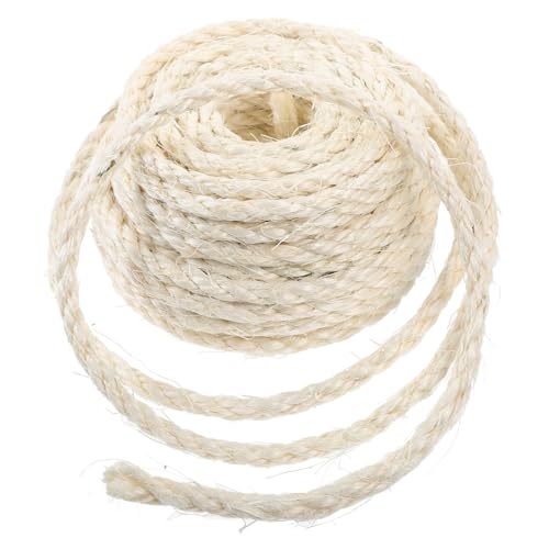 HIAKDOFT Natürliche Sisal Hemp Seil Robustes Katzenkratzseil für Kratzbaum Ersatz Vielseitig für Möbel und DIY Dekoration Strapazierfähiges Katzenkratzband für Katzenpflege und Home HIAKDOFT Natürliche Sisal Hemp Seil Robustes Katzenkratzseil für Kratzbaum Ersatz Vielseitig für Möbel und DIY Dekoration Strapazierfähiges Katzenkratzband für Katzenpflege und Home von HIAKDOFT