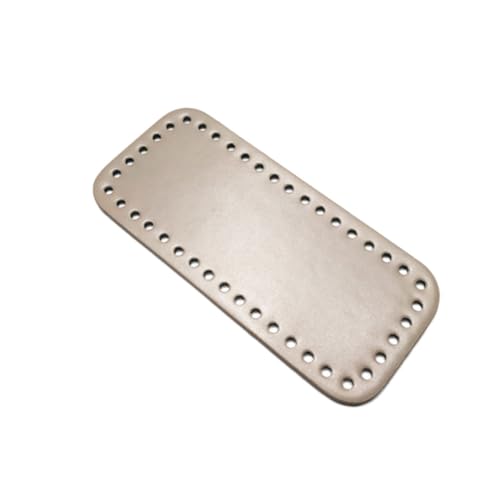 HIAKDOFT PU Leder Taschenboden Basis Abwischbar Glänzend Laminiert Robust und Modisch mit Belüftungslöchern Geeignet für DIY Häkeltaschen und Handgemachte Taschen Zubehör Silberfarben HIAKDOFT PU Leder Taschenboden Basis Abwischbar Glänzend Laminiert Robust und Modisch mit Belüftungslöchern Geeignet für DIY Häkeltaschen und Handgemachte Taschen Zubehör Silberfarben von HIAKDOFT