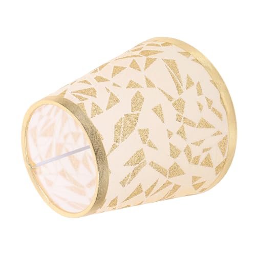 HIAKDOFT PVC Stoff Lampenschirm Ersatz Lampenschirm für Tischlampe und Deckenleuchte Stabiles Eisenrahmen Design Installieren Vielseitig für Schlafzimmer Wohnzimmer und Hotel Geeignet von HIAKDOFT