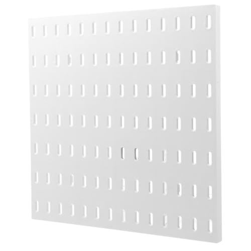HIAKDOFT Pegboard Wandorganizer Kunststoff Lochwand Panel Vielseitig Verstellbar für Flur Wand Büro Modernes Design von HIAKDOFT