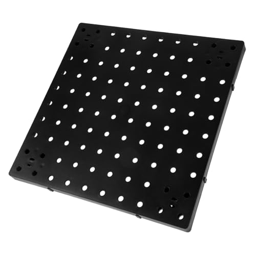 HIAKDOFT Pegboard Wandpanel Schwarz Stabiles Lochwand Organizer für Garage Multifunktionales Wandregal zur Werkzeug und Küchenutensilienaufbewahrung Platzsparendes Wandmontage System von HIAKDOFT