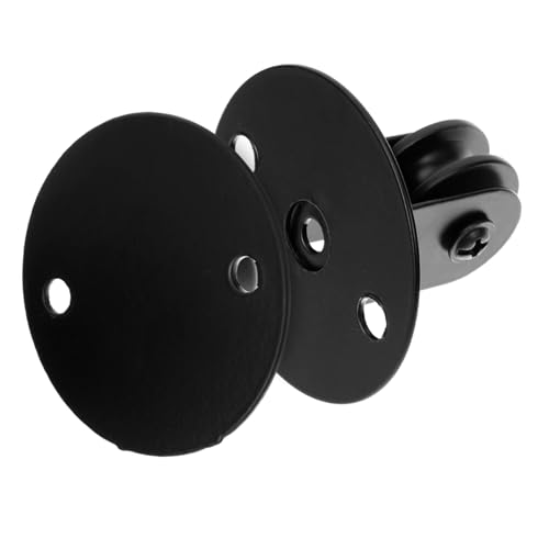 HIAKDOFT Pendelleuchte Umlenkrolle Pulley Wheel aus Robustem Eisen Schwarz Hängelampe Zubehör für Deckenmontage und Kabelführung Stilvolle und Langlebige Ersatzrolle für Lampenaufhängung von HIAKDOFT