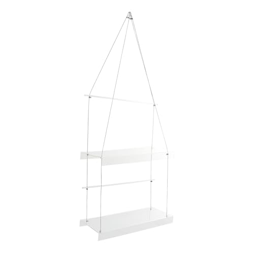 HIAKDOFT Hängendes Blumenregal Für Fenster Doppellagiger Pflanzenhalter Transparenter Blumentopfständer Innenbereich Blumenregal Platzsparen von HIAKDOFT